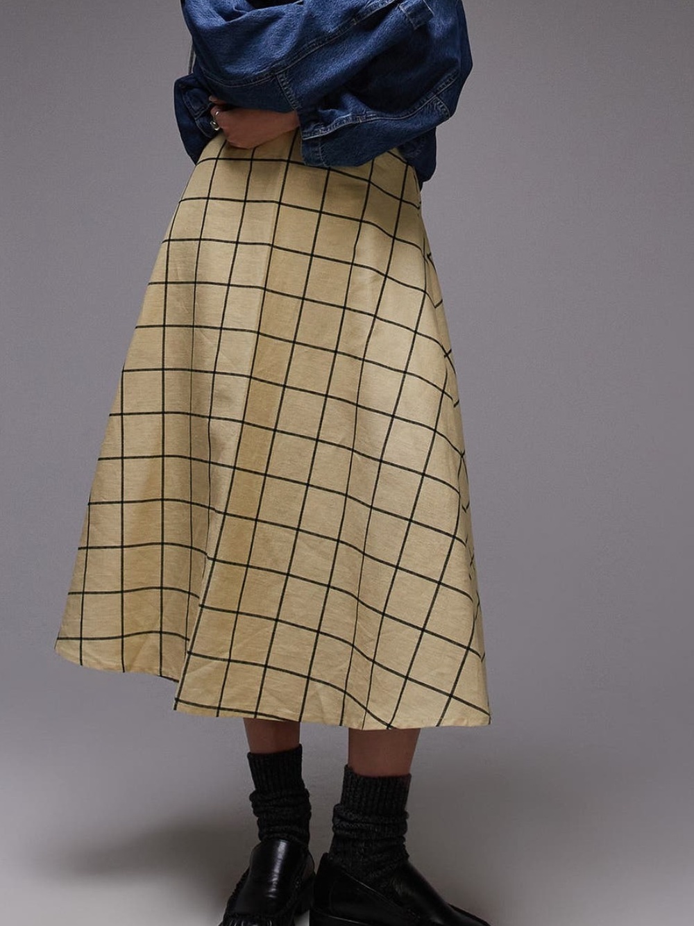TOPSHOP MIDI SKIRT SIZE 4 MSRP $69.99 NWT